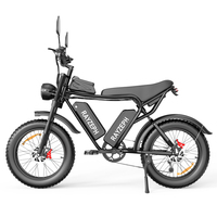 Bicicleta Eléctrica RAYZEPH Q20 Pro 52V 40Ah con Llantas Anchas, Motor Dual, Batería, Bicicleta Eléctrica Híbrida de Montaña para Adultos