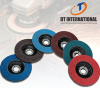 Disques abrasifs en céramique de qualité supérieure, grain P40-P320, disques à lamelles, disques de ponçage 100mm 125mm T27 T29, disques à lamelles OEM ODM OBM, meules