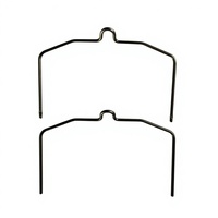 Support de câble pour casque en acier inoxydable 304 avec revêtement plastique, capacité de charge de 40 lb, moulage par injection