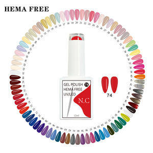 Kinnco 80 màu sắc Hema miễn phí Gel đánh bóng bán buôn Nail Nguồn cung cấp 12 ml tùy chỉnh nhãn hiệu riêng UV Nail Gel Polish - Product Image 2