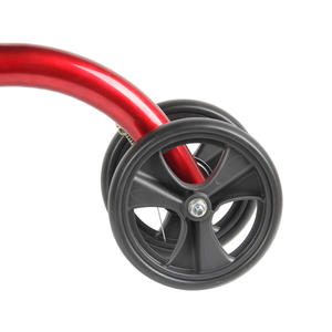 רגל מברך פלדה מתקפל קטנוע קדמי גלגל הברך עם מושב - Product Image 5