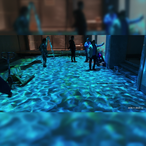 Luz de ondas de agua IP65 a prueba de agua para iluminación de árboles y paisajes en parques temáticos - Product Image 1