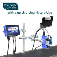 Imprimante jet d'encre hybride TIJ XP600 semi-automatique tout-en-un avec encre à séchage rapide pour carton, tuyaux flexibles, logistique, usine, exportation