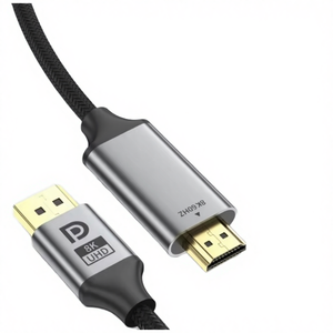 <span class=keywords><strong>Cable</strong></span> <span class=keywords><strong>DisplayPort</strong></span> 1.4 a HDMI 2.1 de 8K y 60Hz, <span class=keywords><strong>Cable</strong></span> Trenzado Unidireccional, Compatible con HDCP 2.3/HDR 10/DSC para <span class=keywords><strong>HP</strong></span>, Dell y Más - Product Image 3