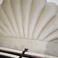 Hotel Apartment Shell Gepolstertes Bett mit Stauraum Direkt vom Hersteller Hydraulisches Hebesystem Großer Stauraum unter dem Bett Samt-Bettgestell