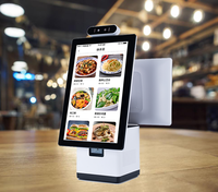 H02 Windows/Android Google GMS, Terminal Punto de Venta Táctil con Impresora, NFC, Código QR, Kiosco de Pedidos para Restaurantes, Caja Registradora Autoservicio