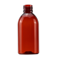 8oz — bouteilles en plastique pour spray médical rond en ambre, poissons et animaux de compagnie, de haute qualité, ml