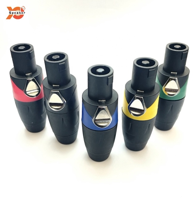 4PIN NL4FC XLR Connector Speakon High-fidelity Speaker System Outdoor Stage Audio Gray Speaker Accessories