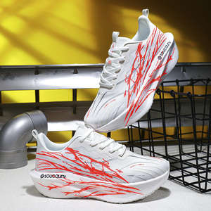 Chaussures de course tendance automne, nouvelle mode, pour femmes et hommes, amortissantes, ultra légères, baskets décontractées, semelle intermédiaire en latex - Product Image 1