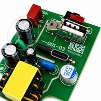 Chargeur USB personnalisé 20W PCBA 5V 3A, carte de commande de prise murale pour téléphone portable, assemblage de carte de circuit imprimé OEM