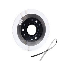 Çin fabrika özel 0.1mm soğuk haddelenmiş Ultra ince manyetik Metal bant şeritler elektronik sigara için