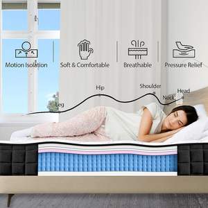 Fransa İtalya lüks klasik 5 yıldızlı otel compress s yastık üst sıkı üst cep yaylı şilte sipariş çevrimiçi - Product Image 3