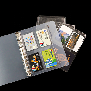 <span class=keywords><strong>Classeur</strong></span> A6 poches à rabat en <span class=keywords><strong>plastique</strong></span> <span class=keywords><strong>pochette</strong></span> étanche en pvc <span class=keywords><strong>classeur</strong></span> transparent de qualité supérieure pour les protecteurs organiser les photos cartes factures - Product Image 5