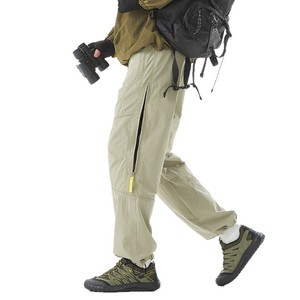 OEM personalizzazioni disponibili per esterni <span class=keywords><strong>pantaloni</strong></span> attivi impermeabili Casual da uomo <span class=keywords><strong>pantaloni</strong></span> paracadute da <span class=keywords><strong>donna</strong></span> per l'alpinismo autunnale - Product Image 4