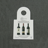 Disque verseur de vin anti-goutte avec emballage personnalisé sur carte de support pour événements de cave à vin et promotions de vin