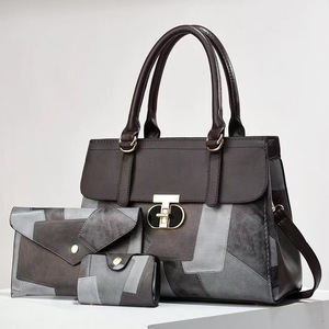 Nuevo bolso de mano de bloque de Color a la moda para mujer, bolso de hombro, conjunto Retro versátil para madre e hija - Product Image 6