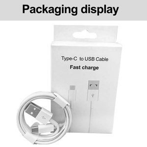 Cavo di ricarica rapida da USB-<span class=keywords><strong>C</strong></span> a USB-A per iPhone, conduttore in rame puro, rivestimento in TPE, schermatura in lamina, 1 metro, 5V2.4A, per giocatori di videogiochi - Product Image 5