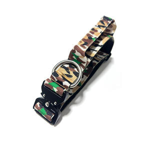 <span class=keywords><strong>Collar</strong></span> Táctico para Perro de Lujo Personalizado, de Nailon con Acolchado Suave, Hebilla Metálica Grabada con Láser y Asa - Product Image 6