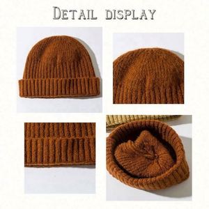 New Design Support Embroidery Outdoor Sports Cycling Vintage Winter Beanie Pure <b>Hat</b> <b>for</b> Men and Women - Product Image 4