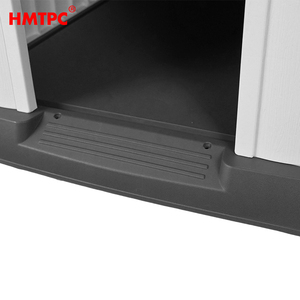 Nichoir <span class=keywords><strong>pour</strong></span> chien en plastique résistant aux intempéries, avec porte métallique, toit ventilé, plancher surélevé, <span class=keywords><strong>pour</strong></span> chiens de taille moyenne - Product Image 6