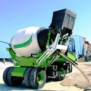 Fornecedor de qualidade HUAYA auto carregamento caminhão betoneira 3 3,5 4 5 6,5 cubo misturador concreto de cimento móvel com CE