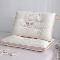 Oreiller en fibre de protéine de laine de chameau de qualité hôtelière de luxe, avec contour ergonomique pour le soutien cervical, sommeil sain