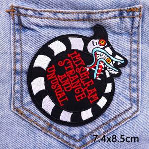 Patch brodé personnalisé style punk/horreur, thermocollant ou à coudre, pour vêtements et décoration DIY – Prix usine - Product Image 2