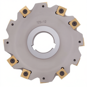 Slotting And Cutting Cutter Insert Milling Tool 125-12 With Carbide Tips For Metal <b>Machining</b> - Product Image 2