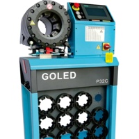 Máquina de Fabricación de Tuberías de Goma, Máquina Prensadora de Mangueras, Crimpadora P32C, Modelo CNC, Sistema Siemens, Certificado CE