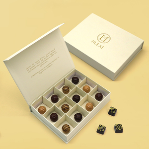 Boîte d'emballage de barre de chocolat avec fermeture magnétique personnalisée - Product Image 1