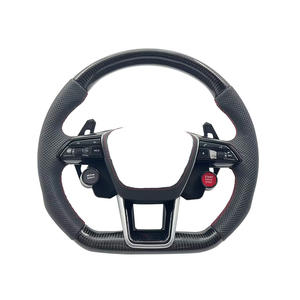 พวงมาลัยแอลอีดีสำหรับ RS7รถออดี้ A4 B9 RS6 A3 S4 S5 8P <span class=keywords><strong>A1</strong></span> RS5 <span class=keywords><strong>Sline</strong></span> 8V พวงมาลัยคาร์บอนไฟเบอร์ - Product Image 6