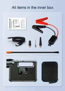 Nouveau Kit de Démarrage 5-en-1 2024 avec Compresseur d'Air et Batterie Externe pour Ordinateur Portable et Scooter, avec Fonction Gonflage - Product Image 2