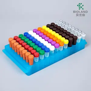 実験室での使用0.5ml 1.5ml 2mlプラスチック凍結極低温チューブコレクションサンプリングチューブ遠心チューブ