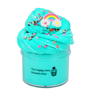 Vente flash : Ensemble de <span class=keywords><strong>slime</strong></span> au beurre personnalisé, <span class=keywords><strong>slime</strong></span> moelleux aux fruits non collant avec des bonbons au beurre, citron, pastèque, requin, <span class=keywords><strong>licorne</strong></span>, gâteau - Product Image 4