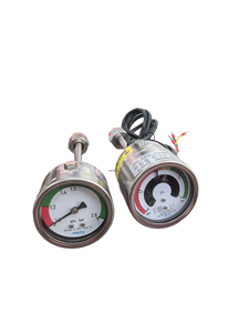 Medidor de Densidade <span class=keywords><strong>SF6</strong></span> para Equipamentos Elétricos Manômetro Caixa de Aço Inoxidável SUS-304 Classe de Precisão 2,5% Proteção IP5/IP54 - Product Image 2