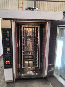 Nouveau four à pizza rotatif électrique en acier inoxydable à 16 niveaux et 32 plateaux, contrôle numérique, haute productivité, pour usage en restaurant, maïs, fruits - Product Image 4