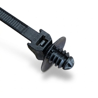 Attache-câble en nylon pour faisceau de câblage automobile HellermannTyton T50SOSFT6E2-PA66HS-BK 157-00128