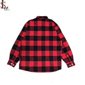 Camisa de Franela a Cuadros para Hombre, 100% Algodón, Primavera-Otoño 2020, Camisa Casual de Manga Larga, Suave y Cómoda, Corte Ajustado, Ropa de Marca para Hombre - Product Image 3