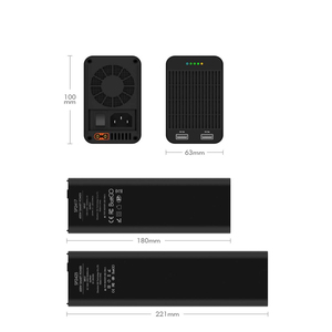 Adaptateur d'alimentation intelligent SP2425 600W 25A, station d'alimentation, chargeur de batterie RC, 1 port DC et 2 ports de sortie USB - Product Image 6