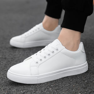 Zapatillas de Moda Planas con Cordones, Cómodas, al Por Mayor, Talla Grande, Precio Económico, Blancas, Casuales para Hombre 2025 - Product Image 4