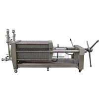 Machine de filtre-presse de plat de bière de vin d'acier inoxydable avec le carton de filtre