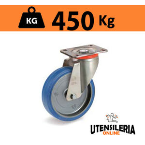 Soporte de cojinete de rueda SIGMA ELASTIC 73 Rotación de servicio pesado 450Kg - Product Image 1