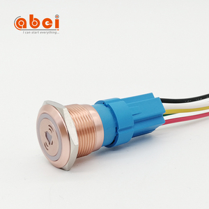 Giá cả hợp lý <span class=keywords><strong>LED</strong></span> momentary khách sạn chuông cửa kim loại màu đỏ không thấm nước đẩy nút Thiết bị chuyển mạch 19 Mét chiếu sáng <span class=keywords><strong>LED</strong></span> nút chuyển đổi - Product Image 5