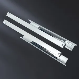 Acessórios para móveis Soft Close Drawer Slide Empurre sólido para abrir Push para abrir gaveta Slides