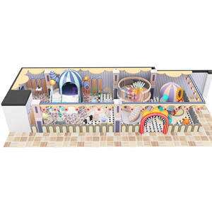 Macaron Color Theme Indoor Soft Play para niños Castillo travieso para niños con pantallas interactivas y <span class=keywords><strong>casa</strong></span> para parques <span class=keywords><strong>de</strong></span> atracciones - Product Image 3