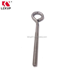 Fabricante de Fijaciones: Pernos de Ojo Largos de Acero Inoxidable de Alta Resistencia M8 * 80mm, Sin Cabeza, Sin Soldadura, <span class=keywords><strong>con</strong></span> <span class=keywords><strong>Rosca</strong></span> - Product Image 2