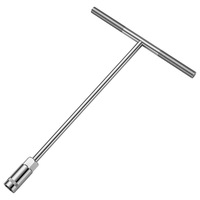Juego de llaves de vaso con mango en T de alta resistencia, juego de vasos profundos métricos, herramienta manual adecuada para reparaciones marinas y automotrices