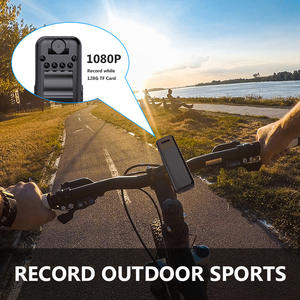 Grabadora de video con clip trasero, almacenamiento con apagado automático, lente giratoria HD de 180 grados, grabadora de video portátil para negocios y deportes al aire libre - Product Image 3