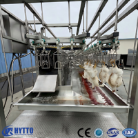 Unité de traitement mobile CE 1000BPH pour l'abattage de volailles, ligne d'abattage de poulets, équipement d'abattage en conteneur, système 1000BPH