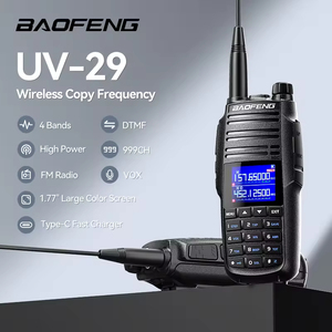 Radio talkie-walkie Baofeng UV-29 10W 999 canaux 4 bandes VHF UHF FM avec fonction VOX et moniteur pour le camping en extérieur - Product Image 1